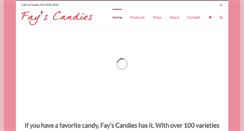 Desktop Screenshot of fayscandies.com